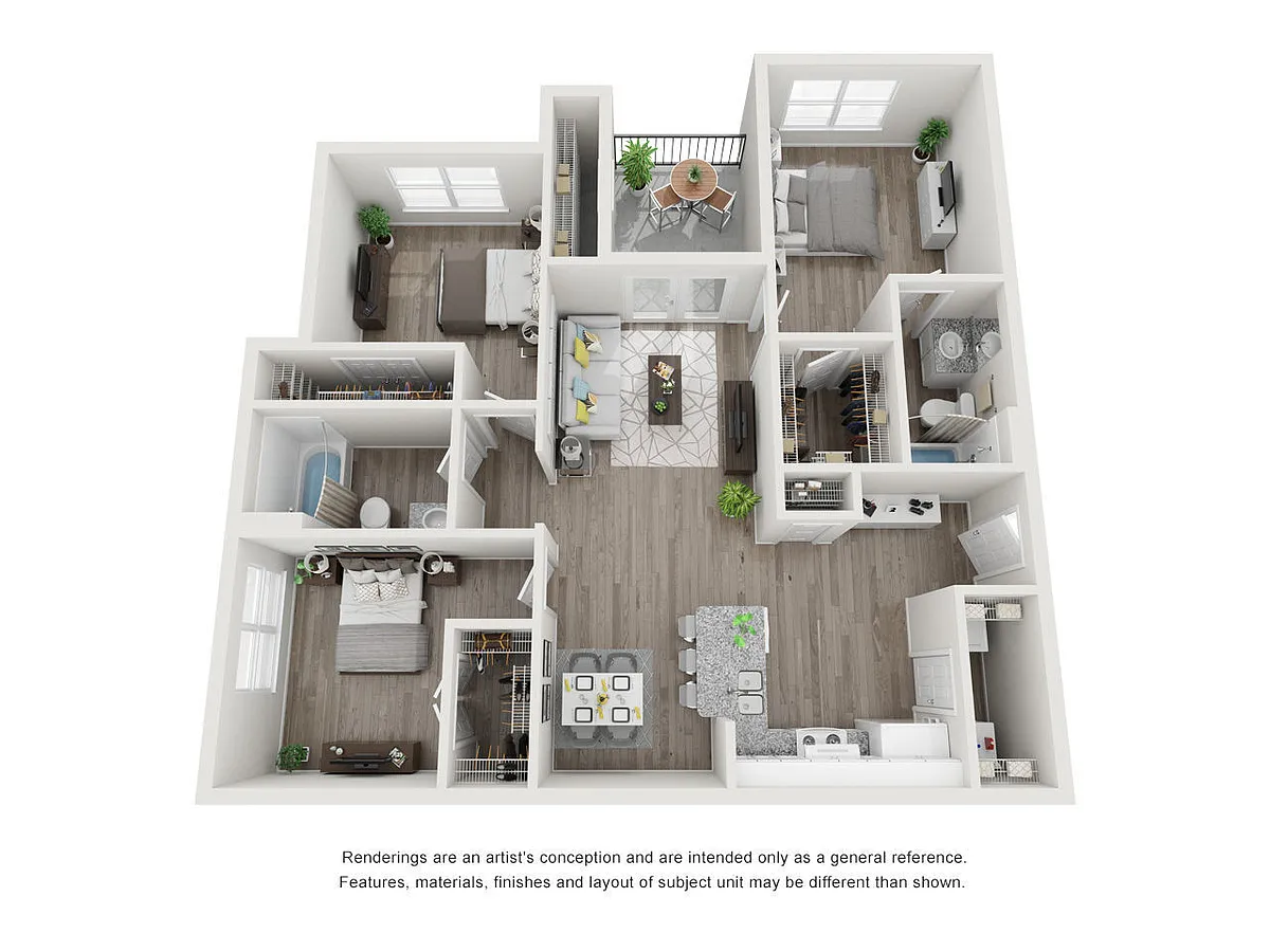 Floor plan 3 Bedroom