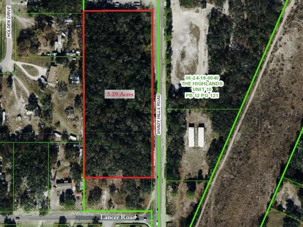 18150 SHADY HILLS ROAD, SPRING HILL, FL 34610