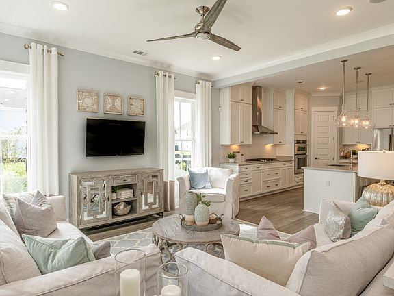 Open first floor plan