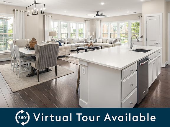Open Design Providing the Perfect Space for Entertaining in the Brooklyn condo in Herndon.