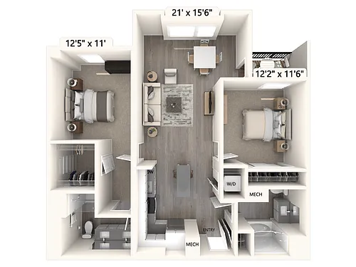Floor plan B12U