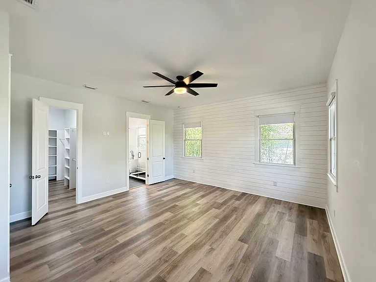 Master Bedroom with Newly Added Shiplap