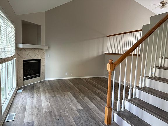 Living area from the entrance door