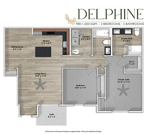 Floor plan Delphine