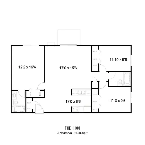 Floor plan 4602-3 Bedroom