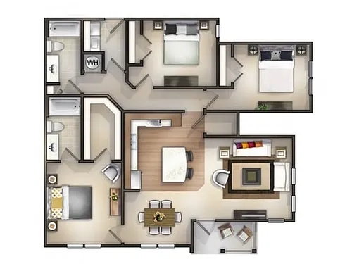 Floor plan Tiburon (C1)