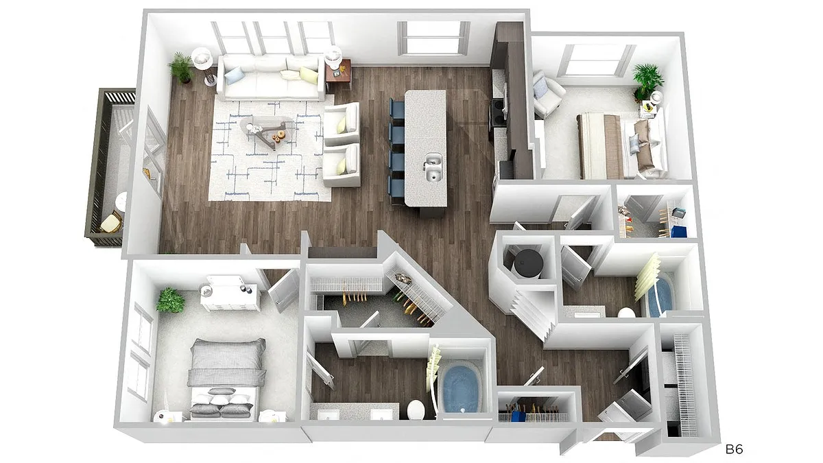 Floor plan B6