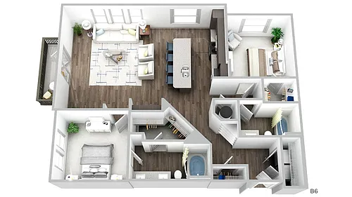 Floor plan B6