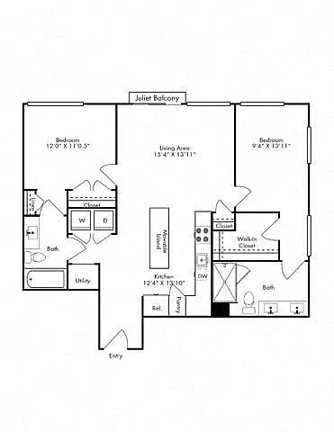 Floor plan 2C