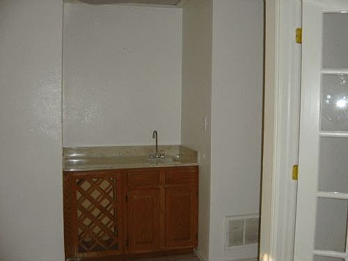 Wet bar in formal living