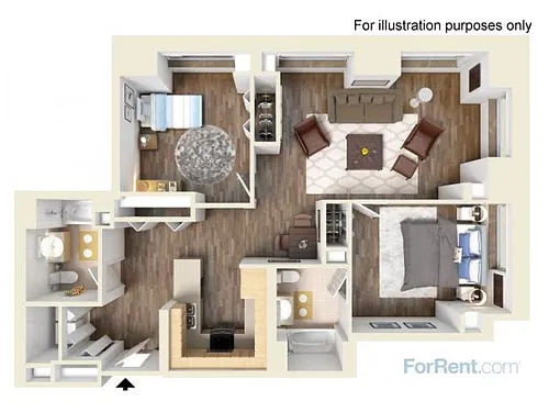 Floor plan Rose Garden