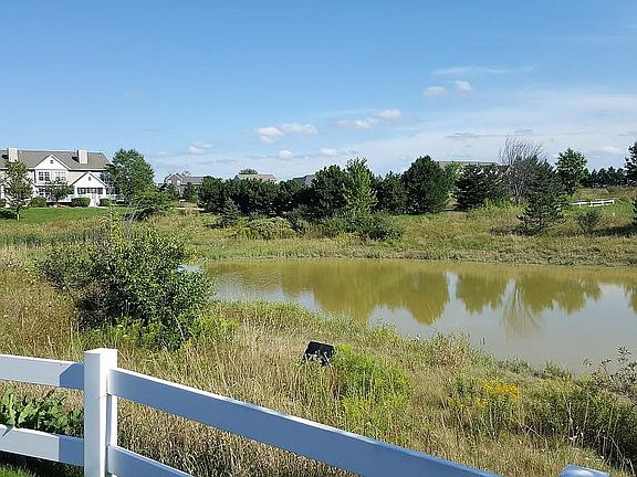 Pond to the side