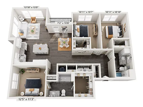 Floor plan C2b