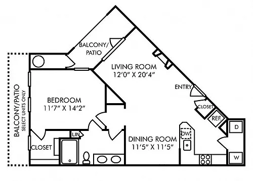Floor plan A1G