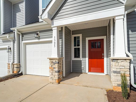Front Entry of The Summit Design by DRB Homes at Peachtree Townes in Boiling Springs, SC