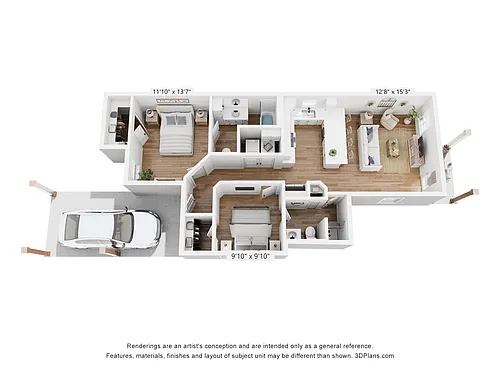 Floor plan Prejean