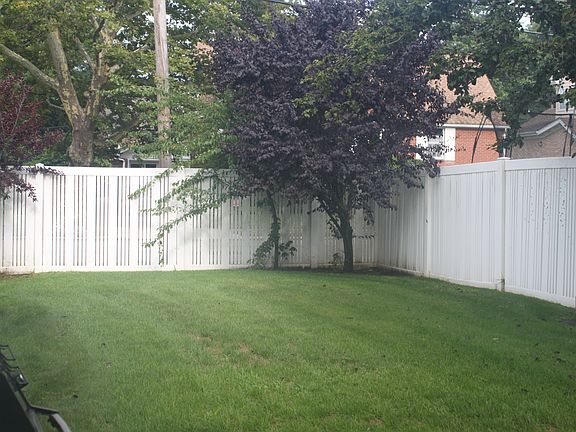 Spacious backyard