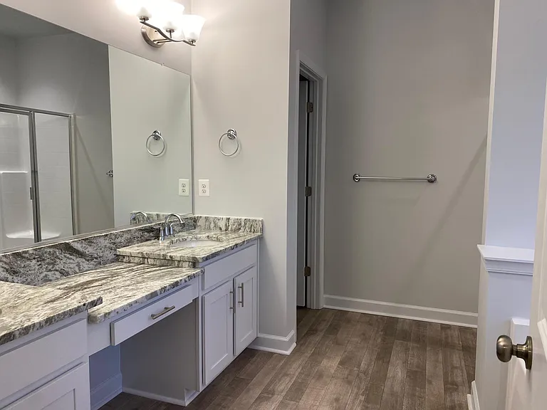 Master bath - Double Vanity with tub and walk in shower
