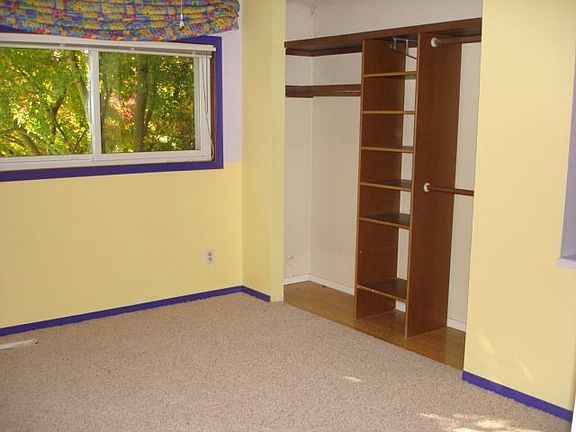 Closets have shelving