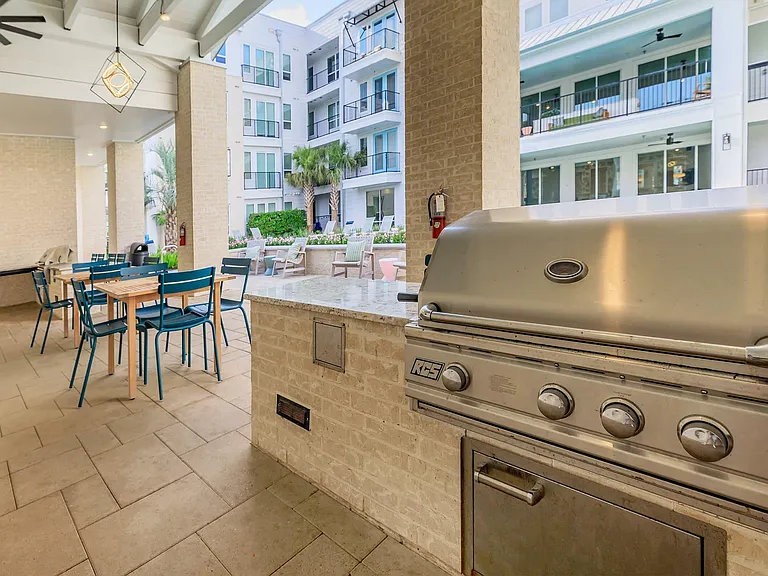 Shaded Grilling Area