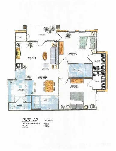 Floor plan B2-D