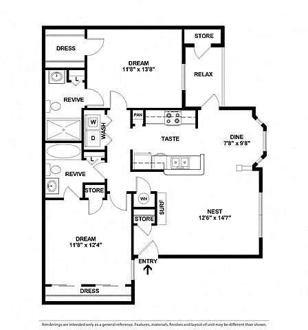 Floor plan B2A