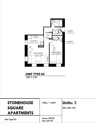 Floor plan 1S