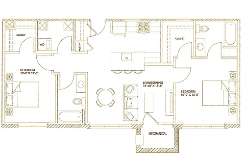 Floor plan The Haywood