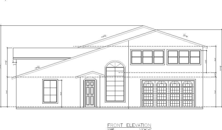 Front of Elevation 