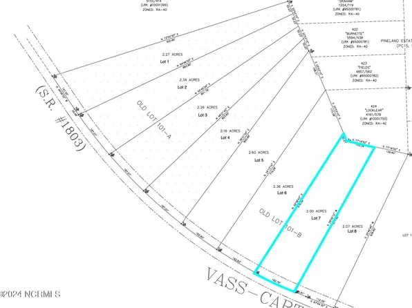 Lot 7 Vass Carthage Road, Carthage, NC 28327