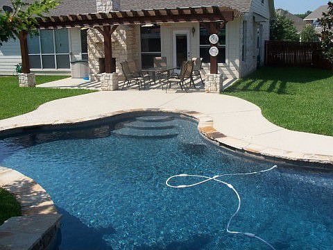New Pool.  To die for in summer.
