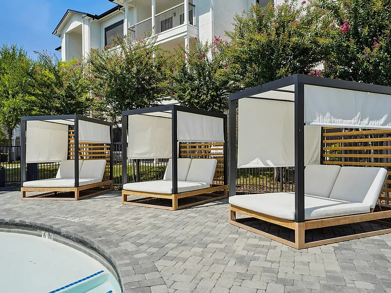Poolside Cabanas