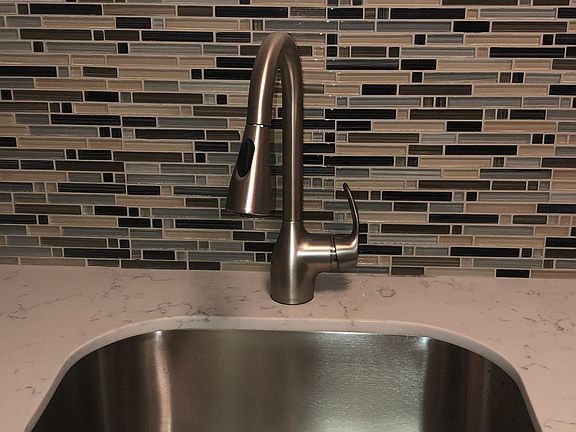 New sink and faucet