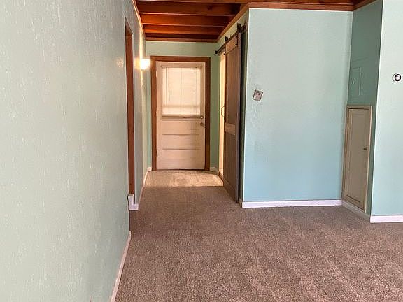 Den room, carport door 