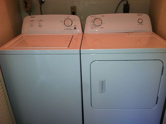 Washer and dryer included