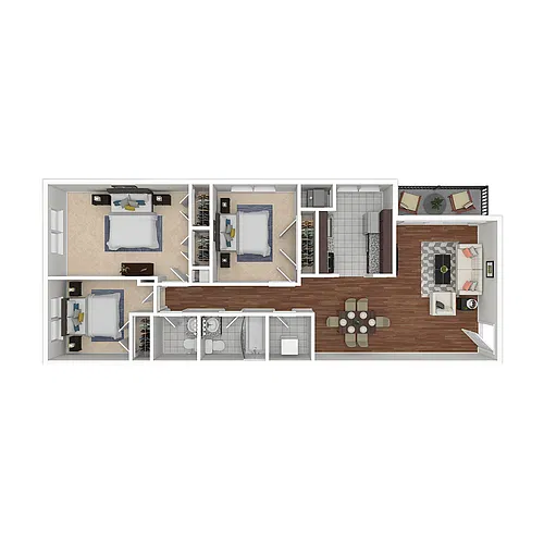 Floor plan Juniper Renovated (+Den)
