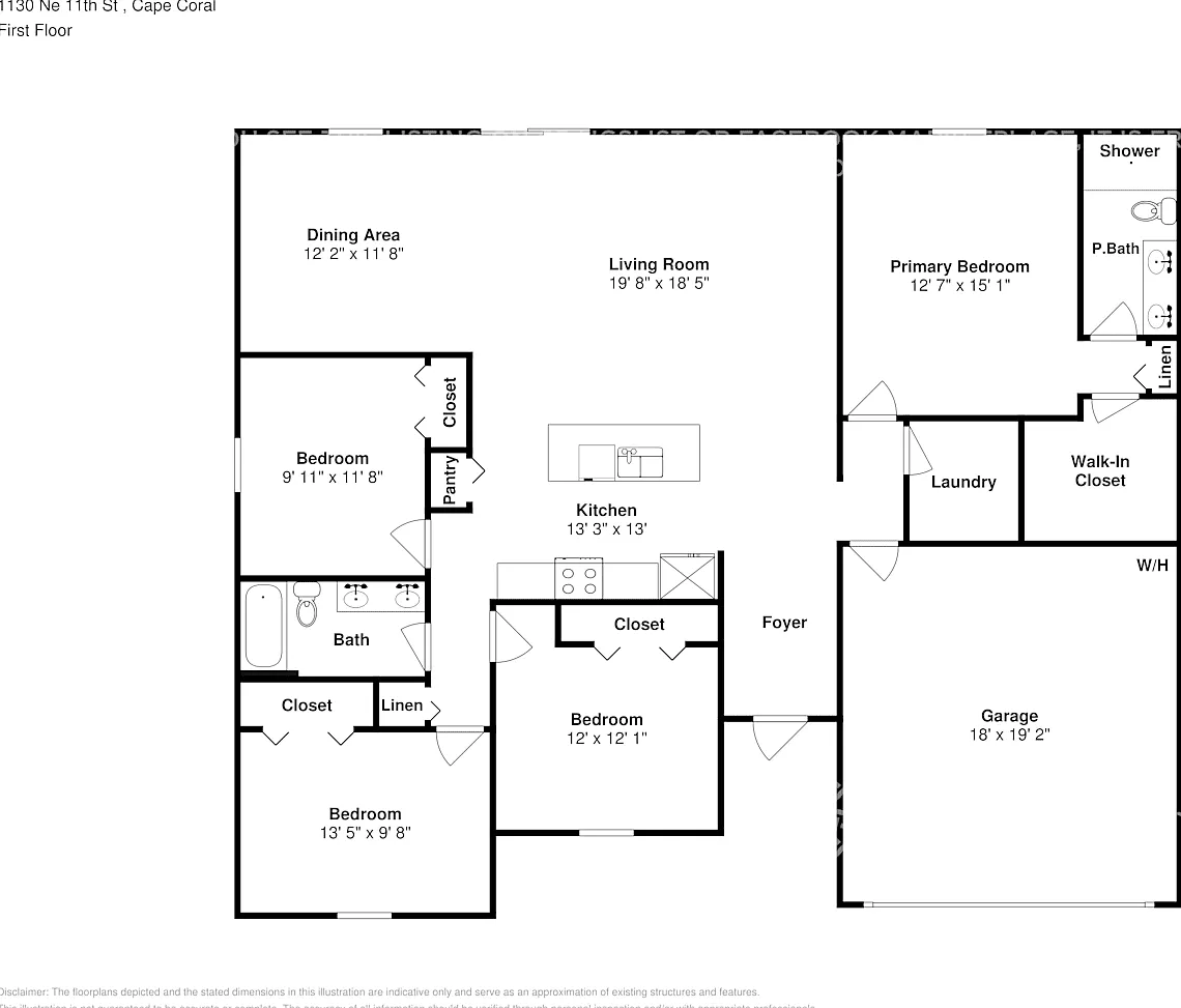 1130 Ne 11th St Cape Coral, FL 33909 — Photo 2