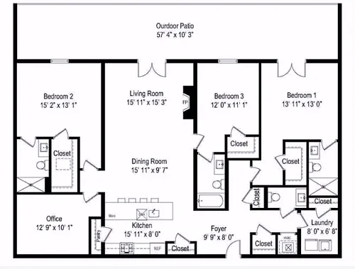 Floor plan 321