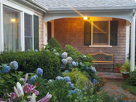 Welcoming front walkway