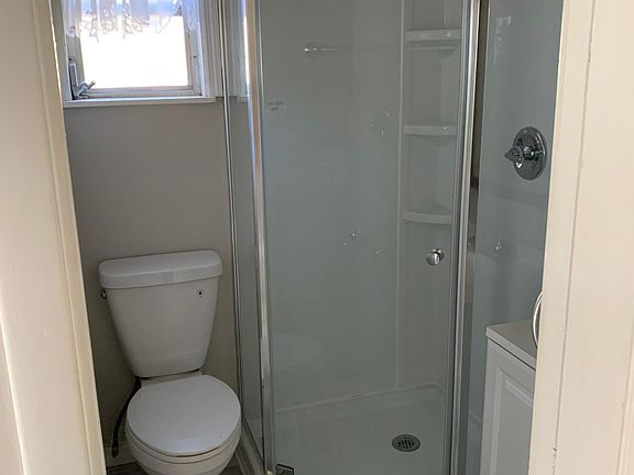 all new bathroom, brand new shower fixtures and enclosure
