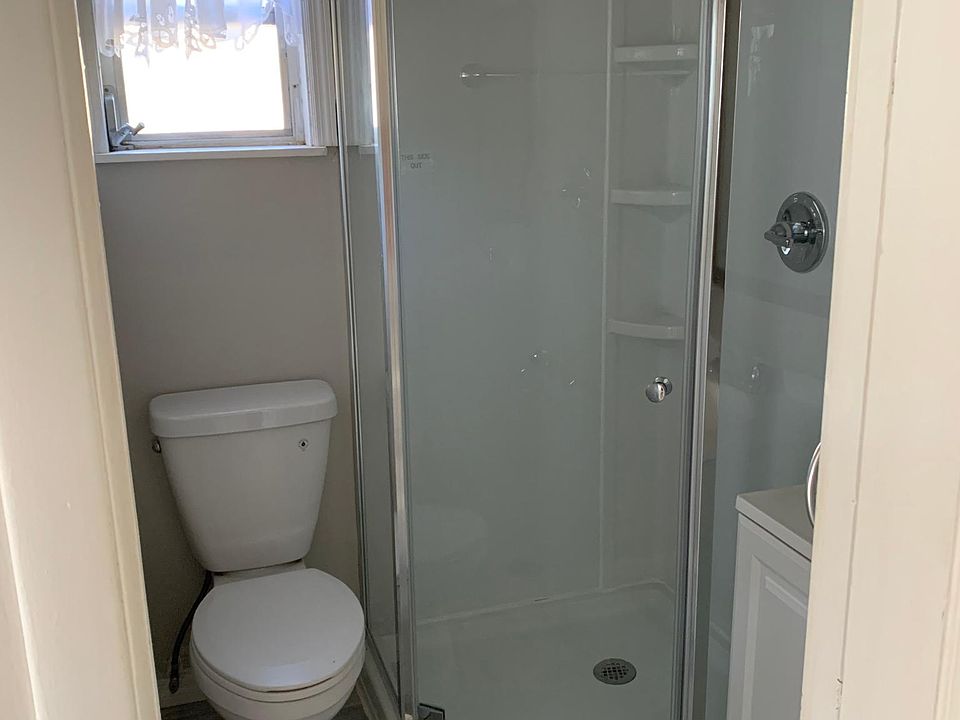 all new bathroom, brand new shower fixtures and enclosure