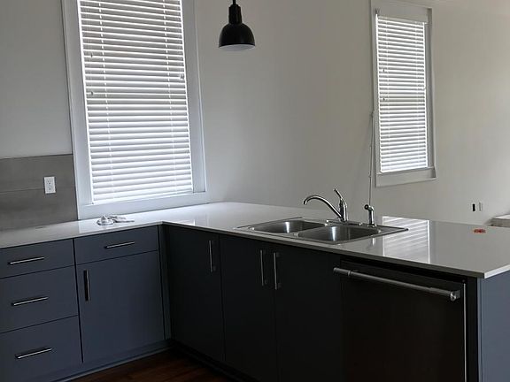 Kitchen View + Custom Window Treatments