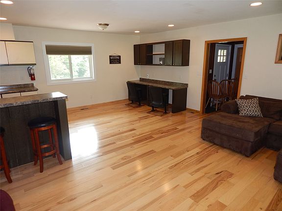 Kitchen Island and Study Desk Area