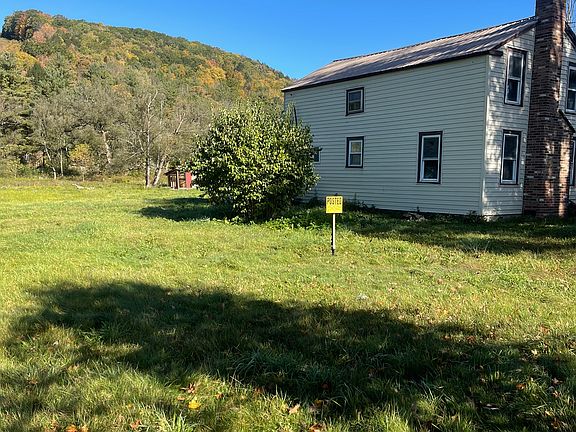 Left side of the yard