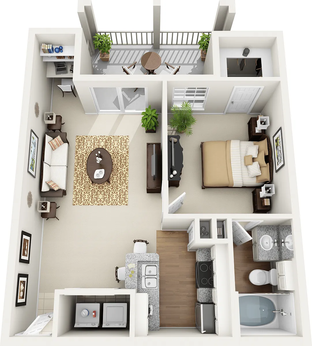 Floor plan A1 Upgraded
