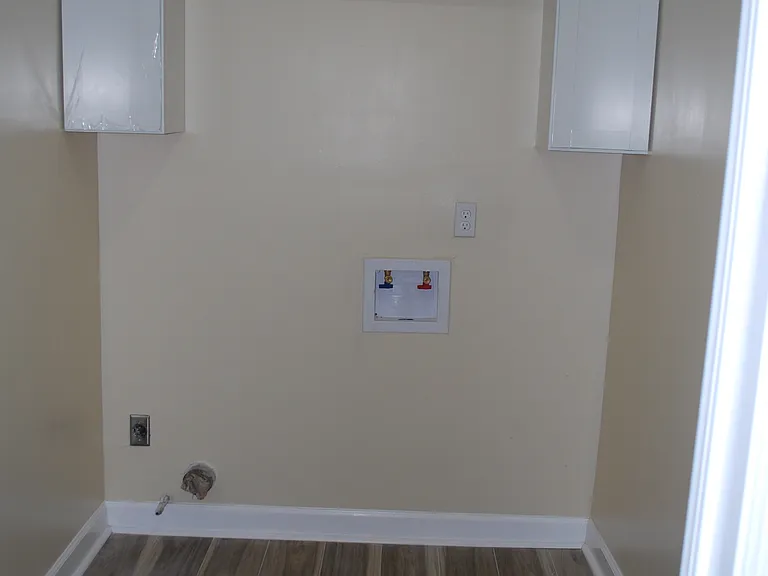 Laundry, note gas dryer and 240 electric hook up.