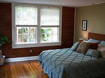 Sunlit, spacious master