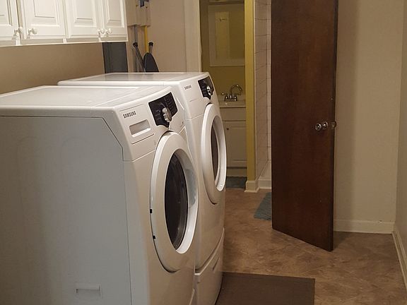Laundry room and bathroom