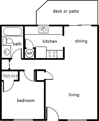 Floor plan 1 Bed