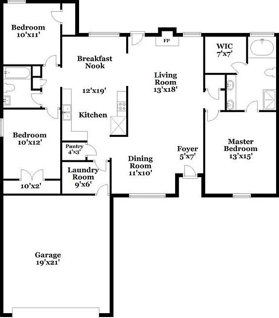 3 bed, 2.0 bath, 1480 sqft, $2,245 — Photo 2
